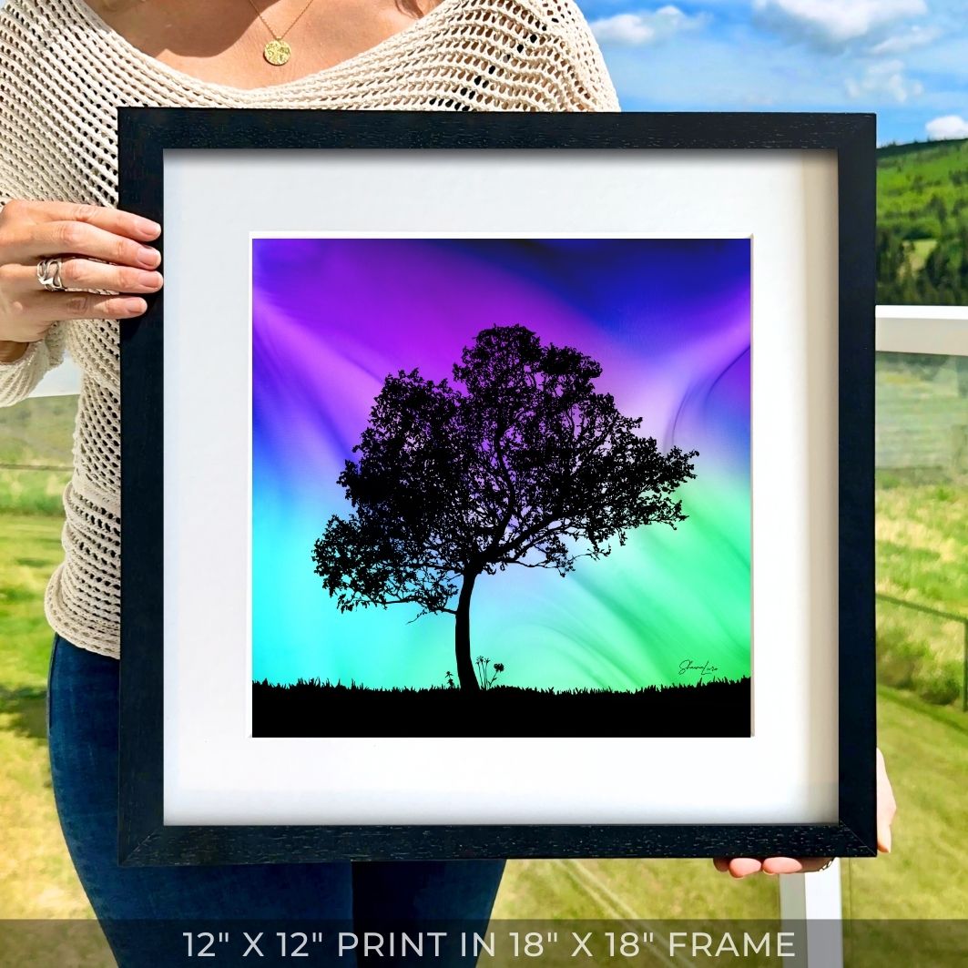 Aurora Night - Fire Art Print