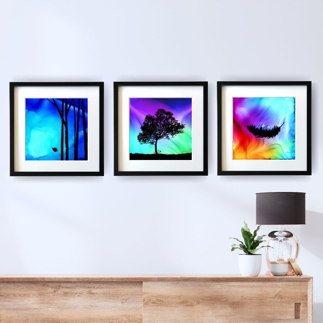 Aurora Night - Fire Art Print