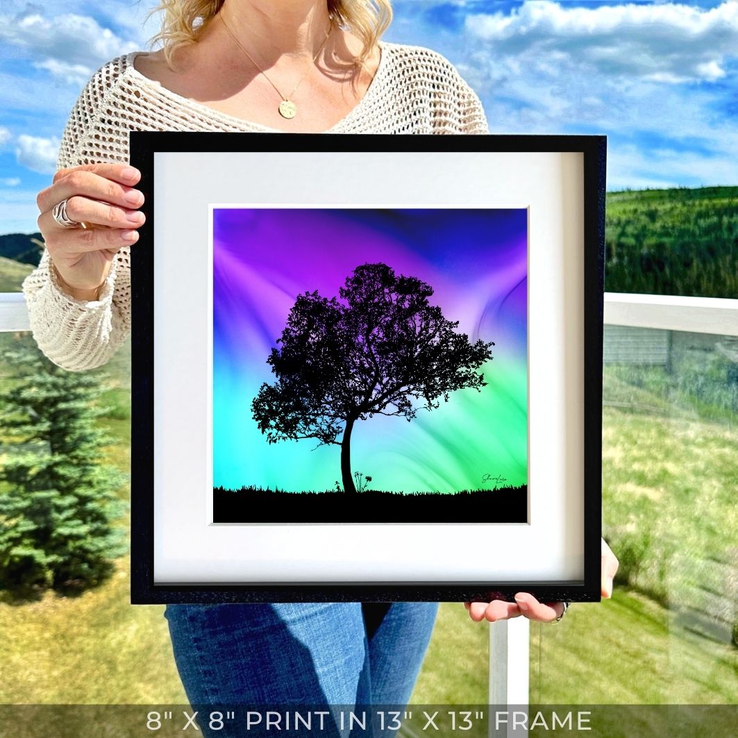 Aurora Night - Fire Art Print