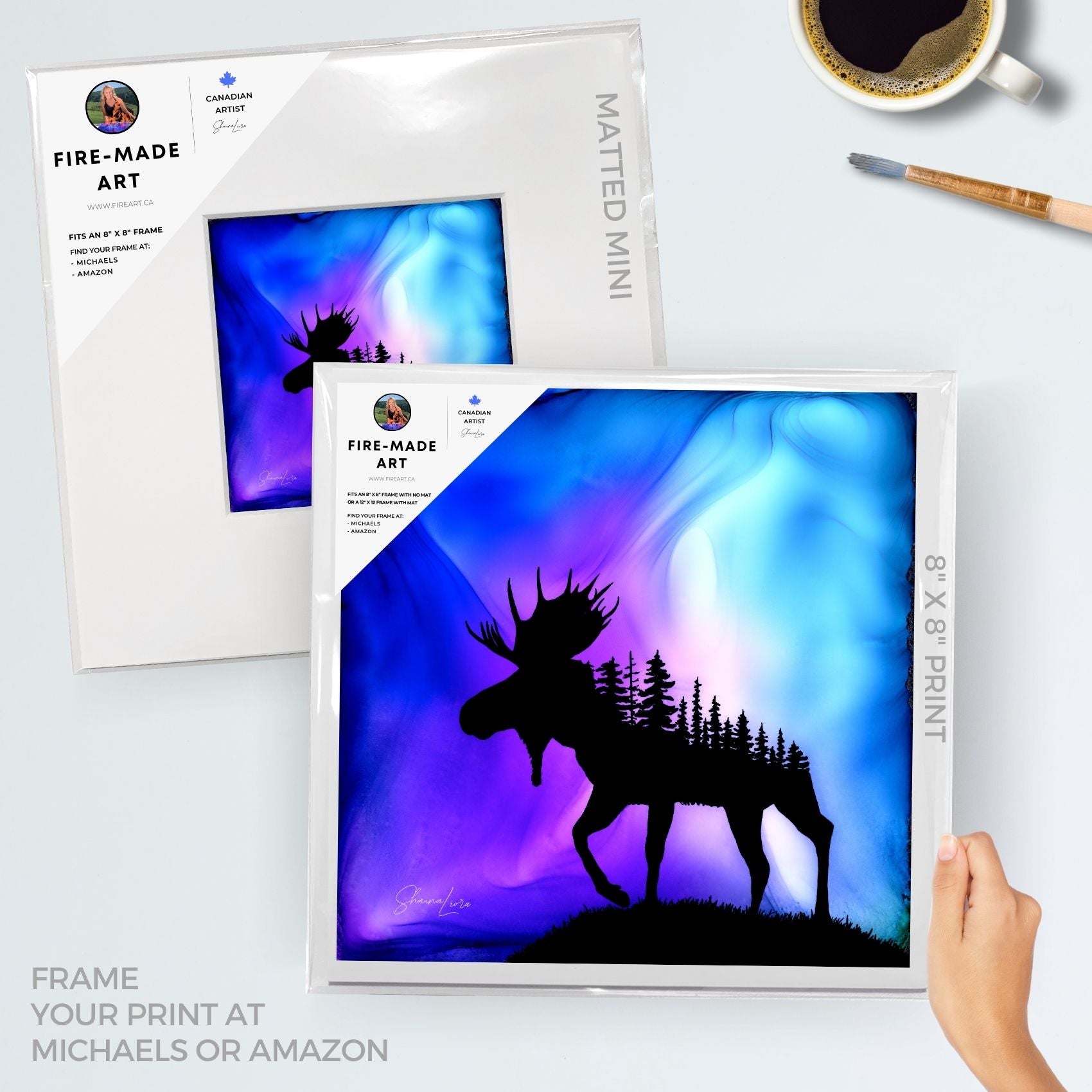 Breath In The Light - Fire Made Art Print