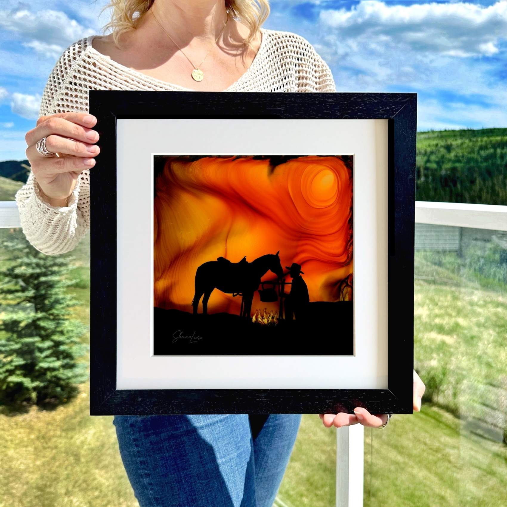 Campfire Tales - Fire Made Art Print
