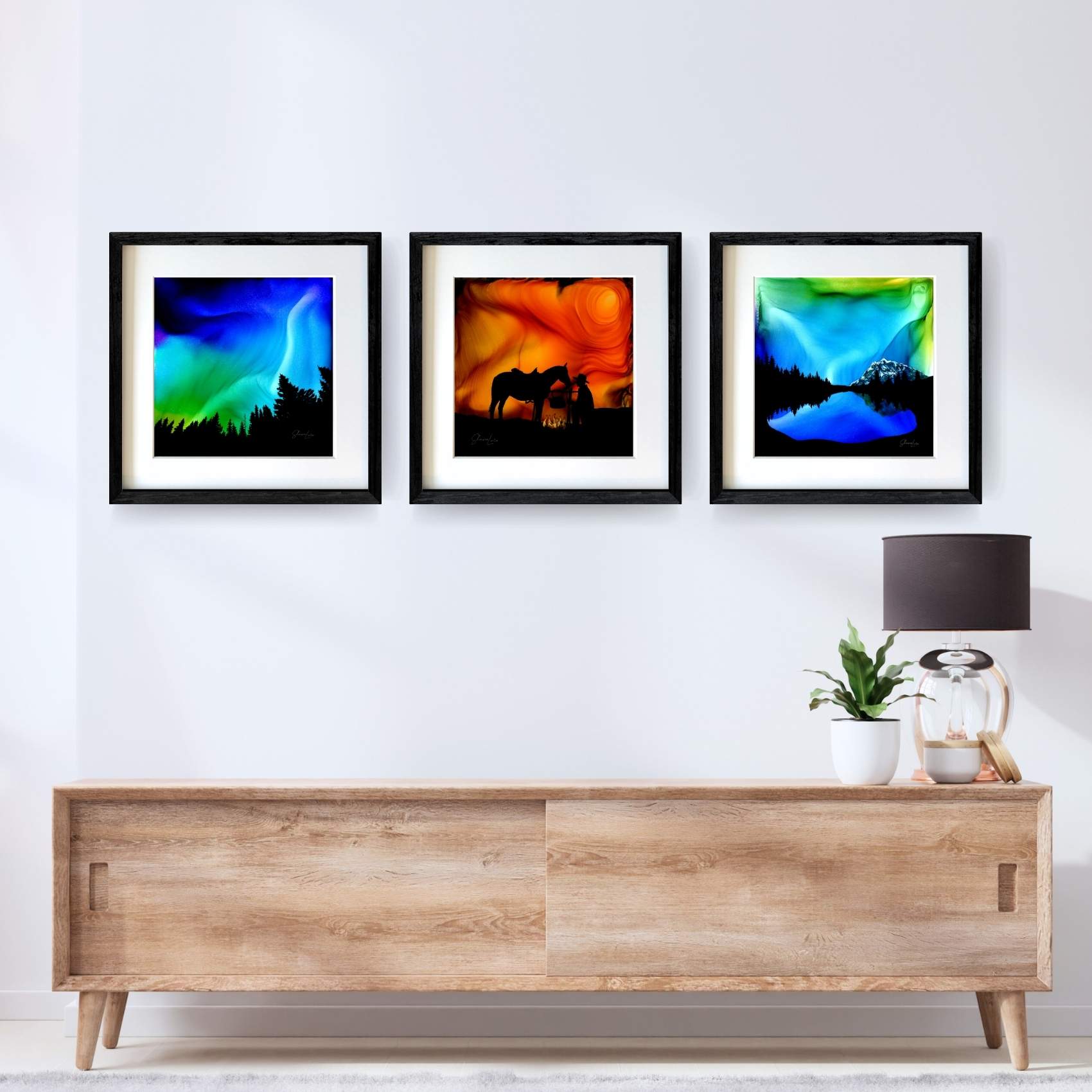 Campfire Tales - Fire Made Art Print