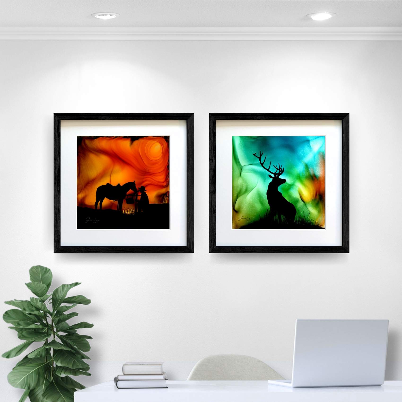 Campfire Tales - Fire Made Art Print