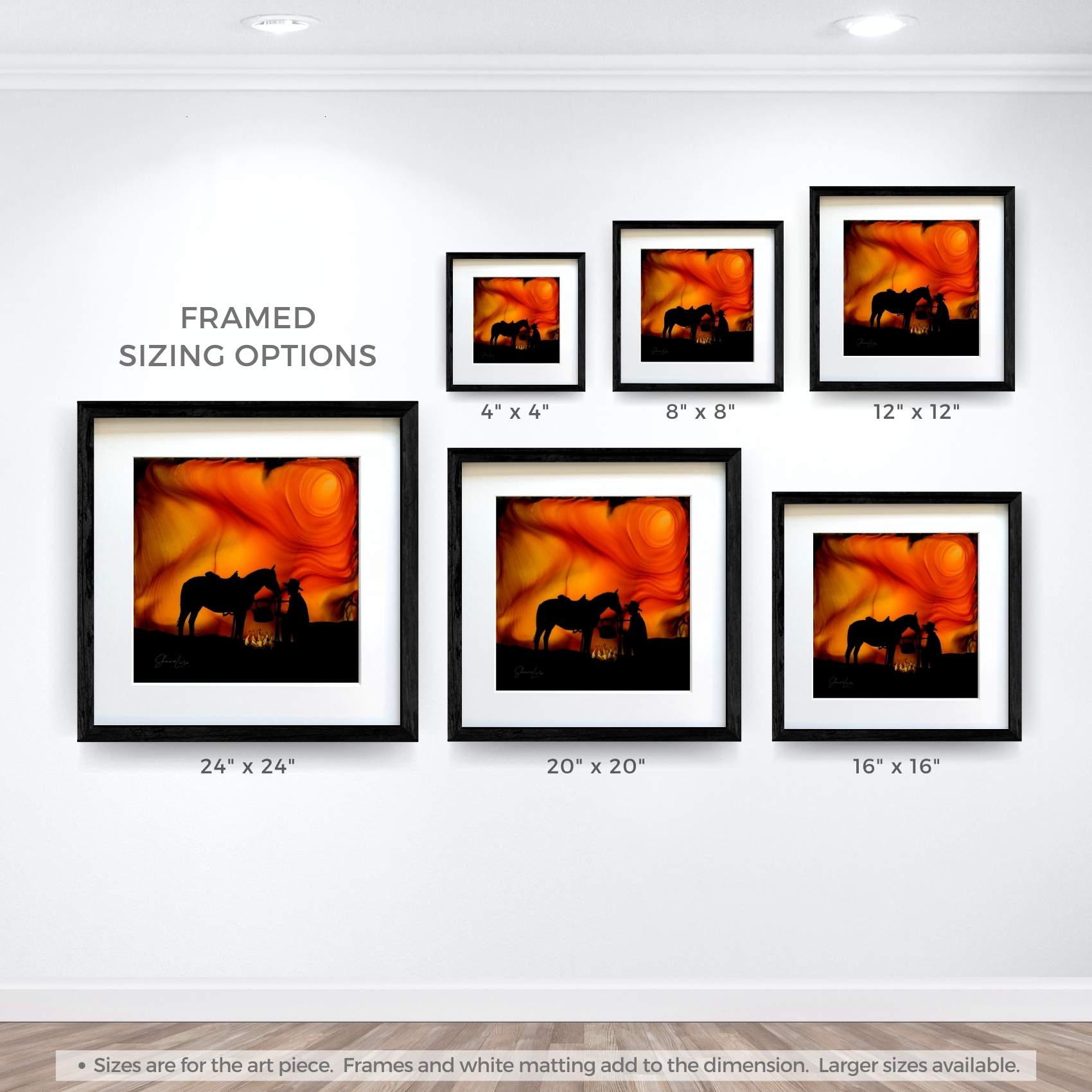Campfire Tales - Fire Made Art Print