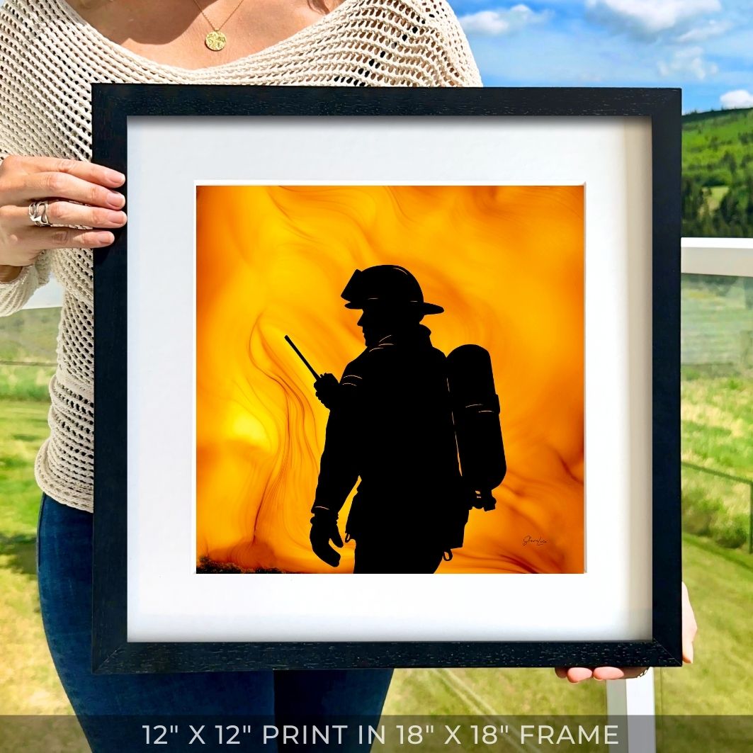 Captains Got Our Back - Fire Art Print