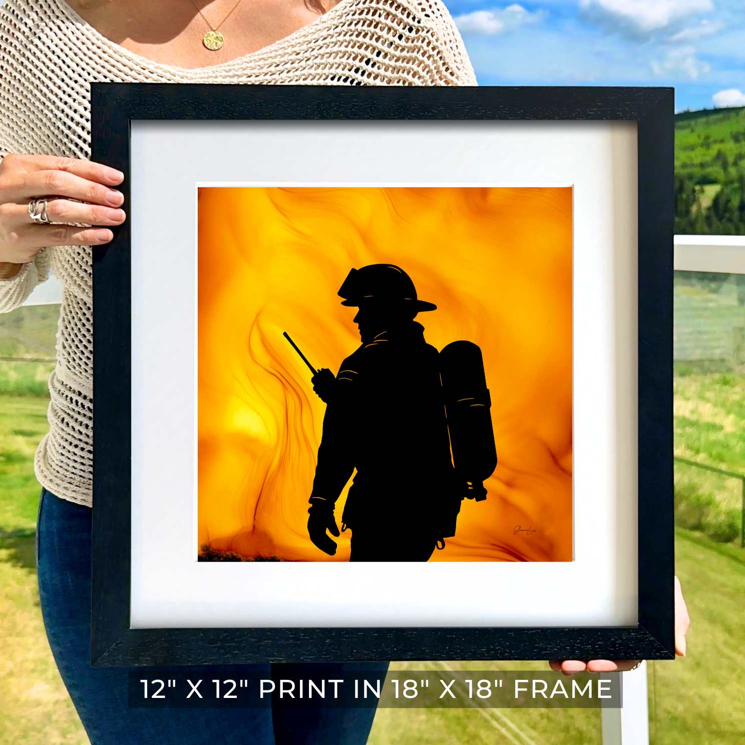 Captains Got Our Back - Fire Art Print
