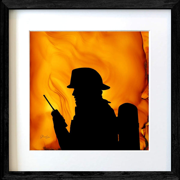Captains Got Our Back - Fire Made Art Print