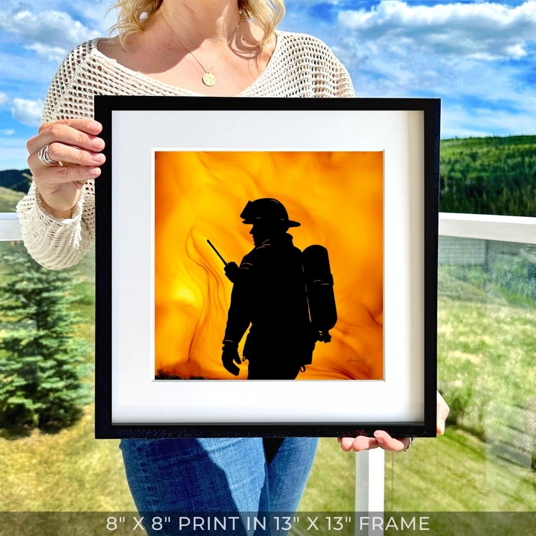 Captains Got Our Back - Fire Art Print