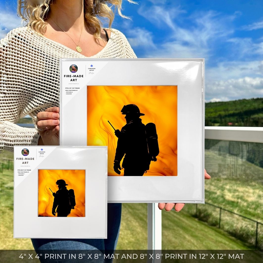 Captains Got Our Back - Fire Art Print