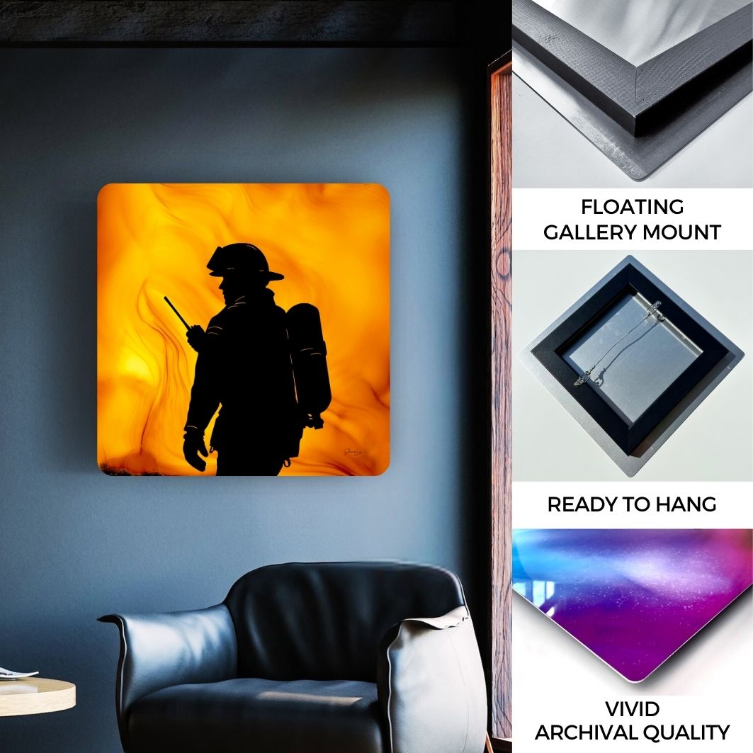 Captains Got Our Back - Fire Art Print