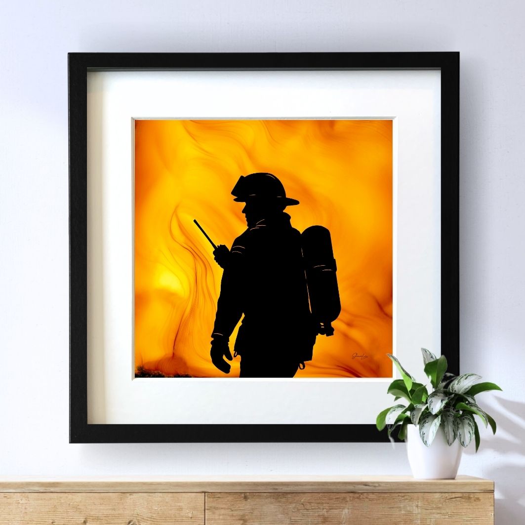 Captains Got Our Back - Fire Art Print