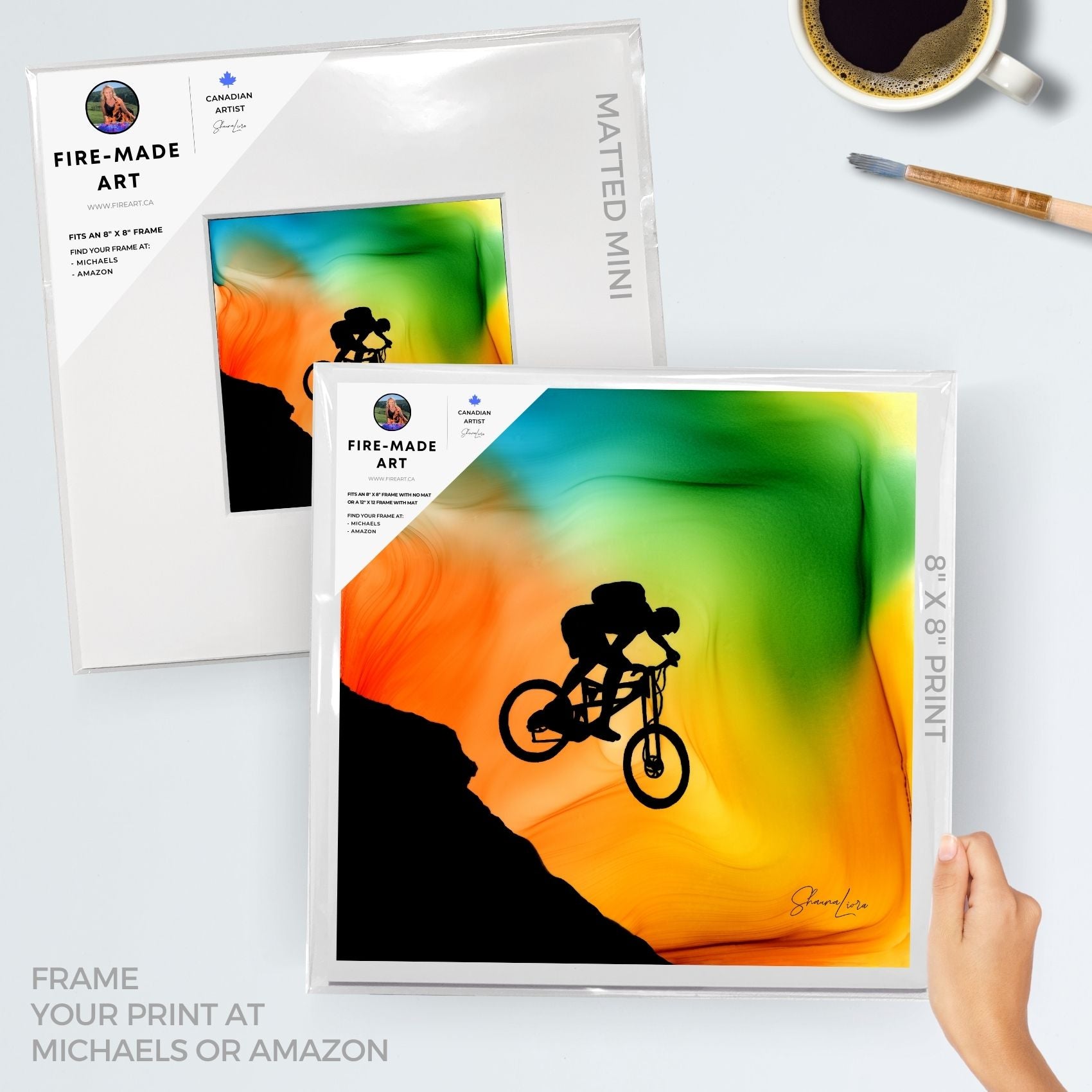 Chasing Moments - Fire Made Art Print