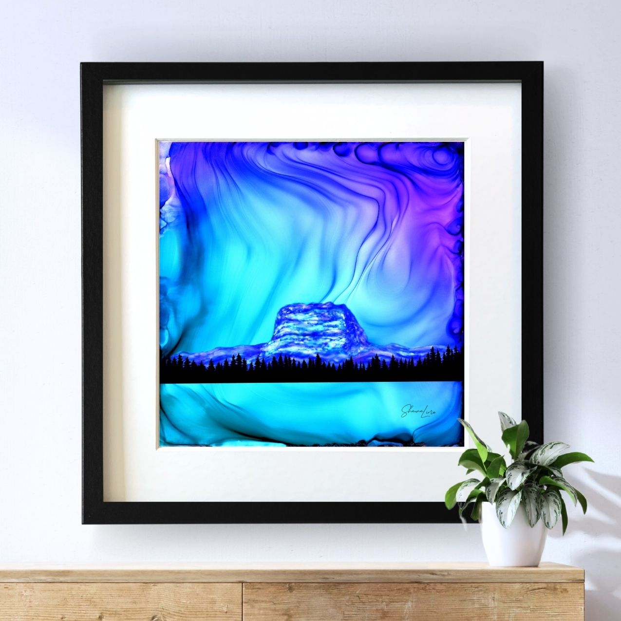 Chief Mountain - Fire Art Print