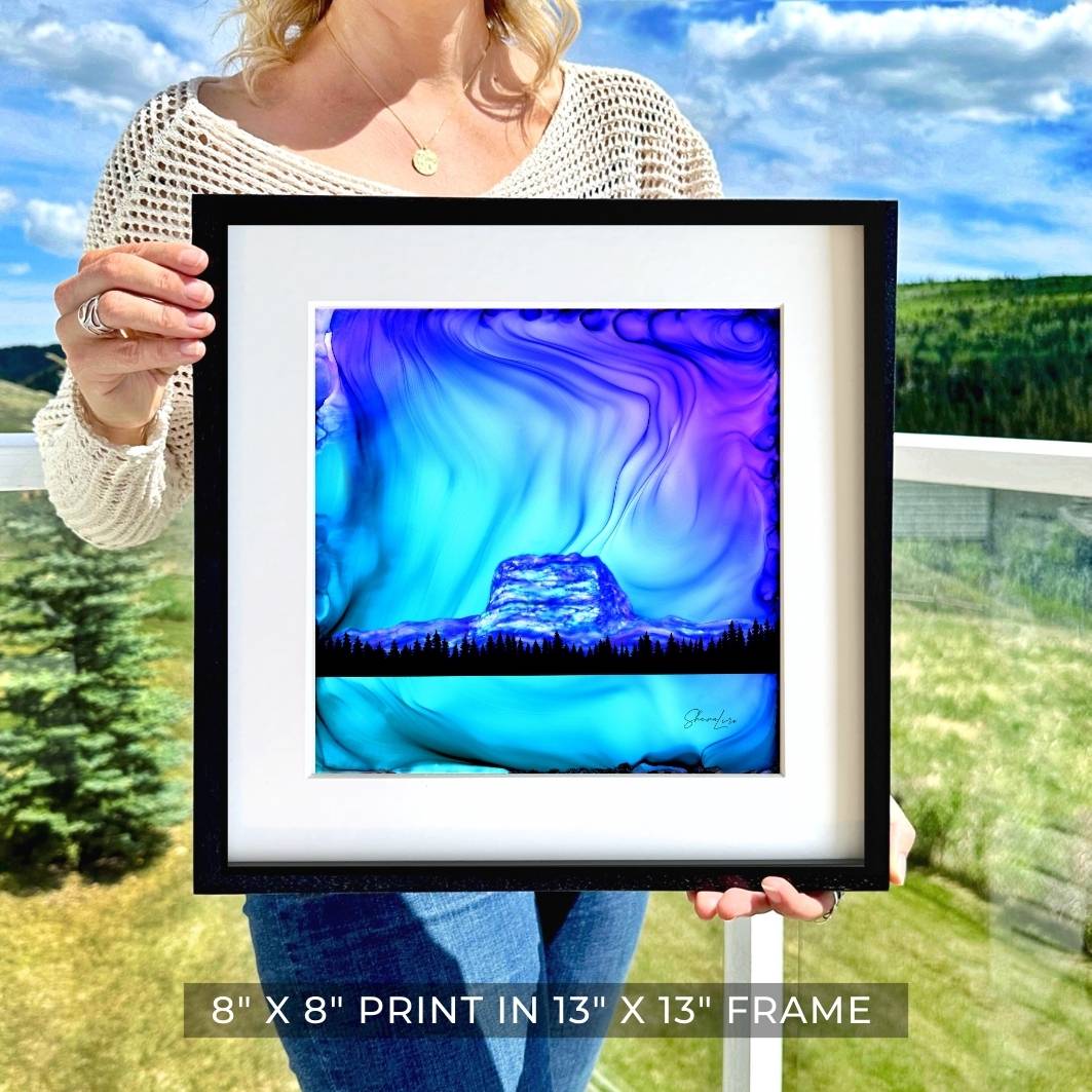 Chief Mountain - Fire Art Print