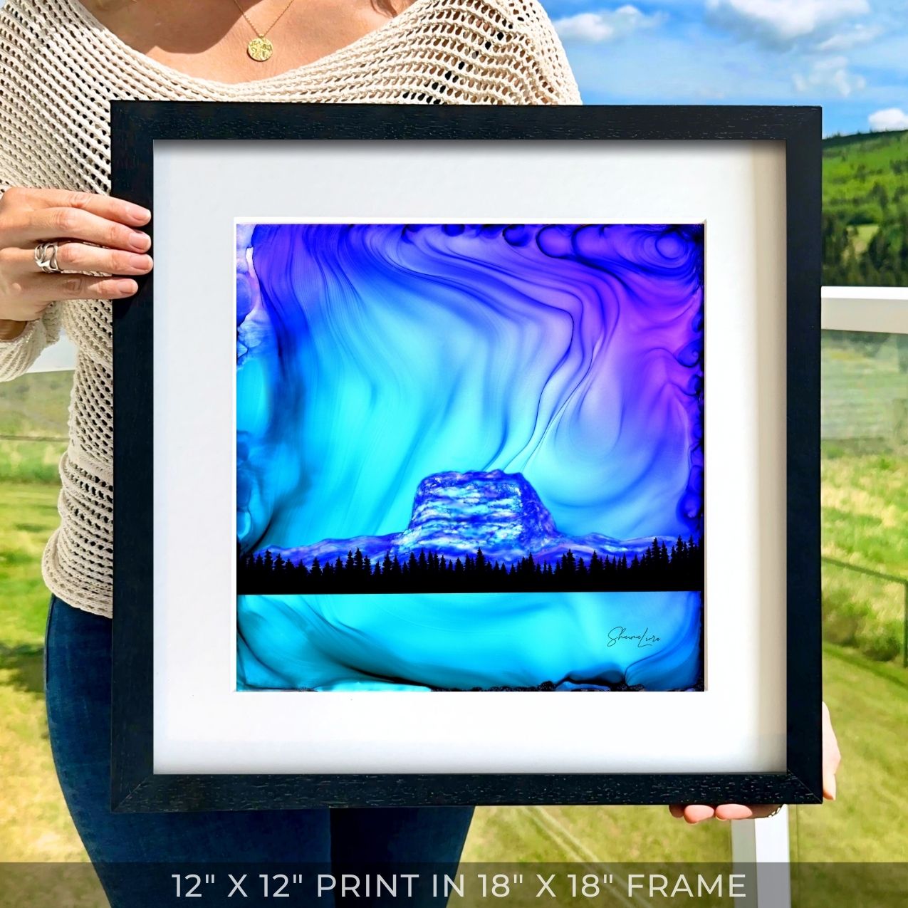 Chief Mountain - Fire Art Print