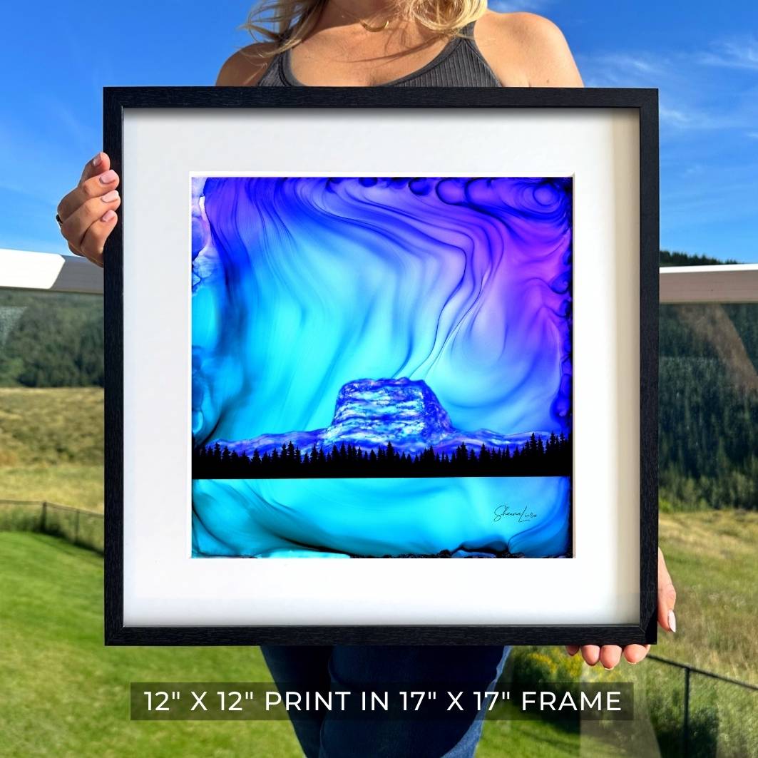 Chief Mountain - Fire Art Print