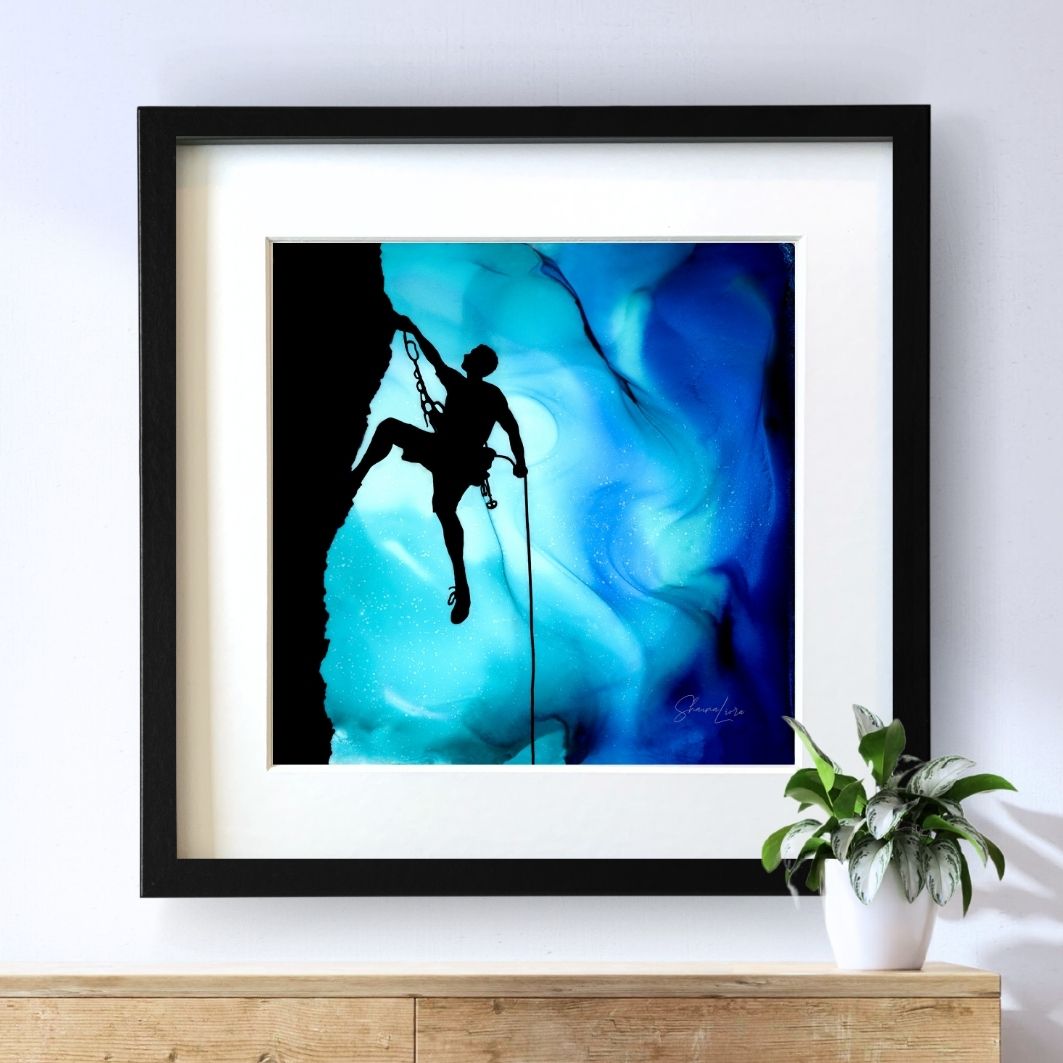 Climb On - Fire Art Print