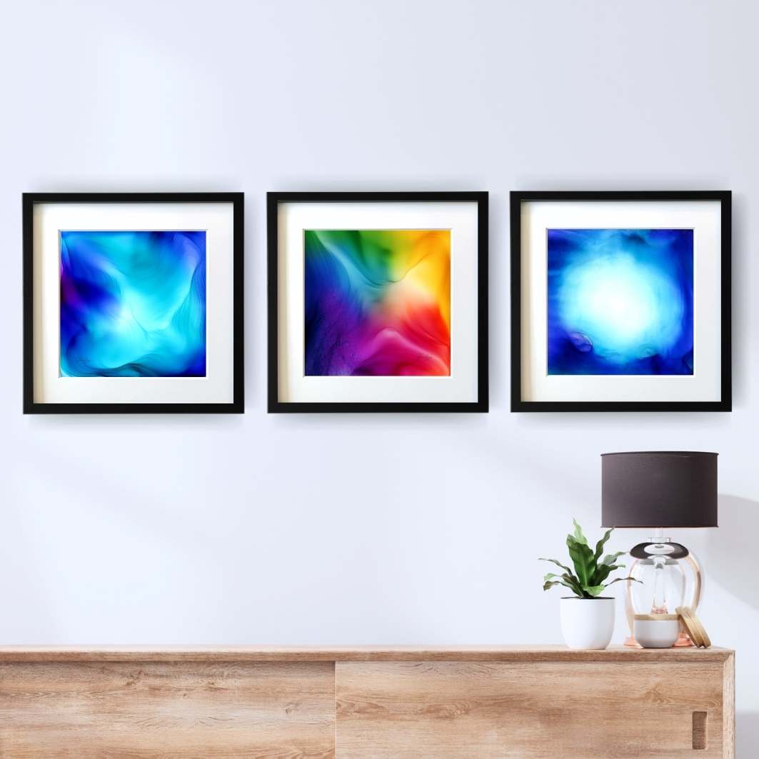 The Colour Of Joy - Fire Made Art Print