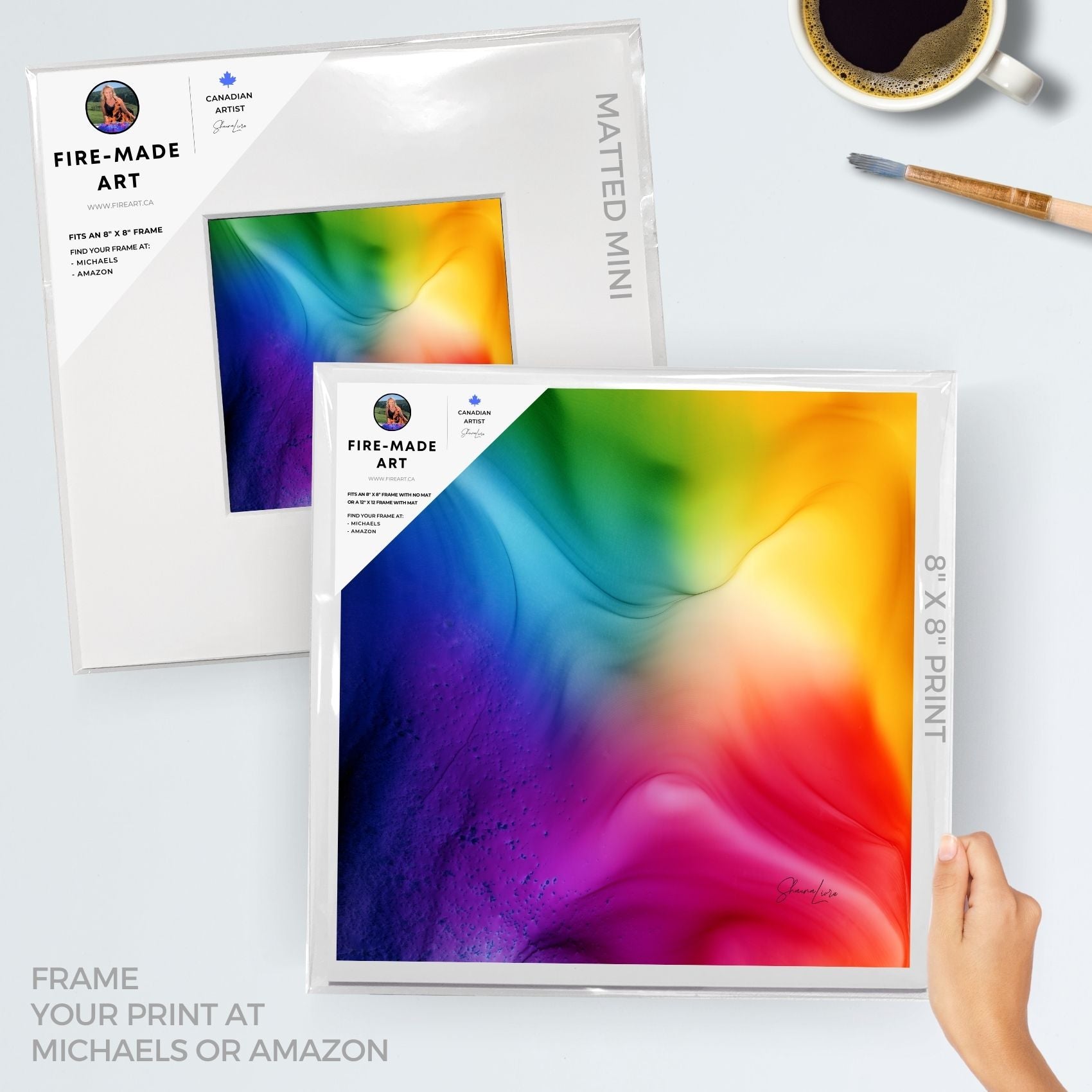 Colour Of Joy - Fire Made Art Print