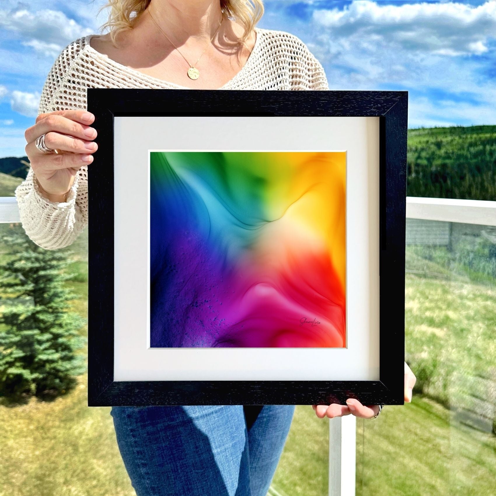 Colour Of Joy - Fire Made Art Print