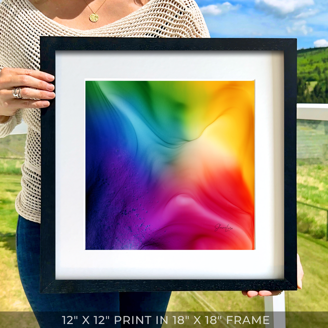 The Colour Of Joy - Fire Made Art Print