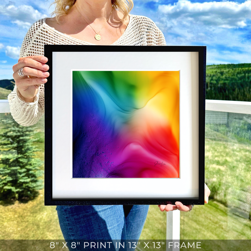 The Colour Of Joy - Fire Made Art Print