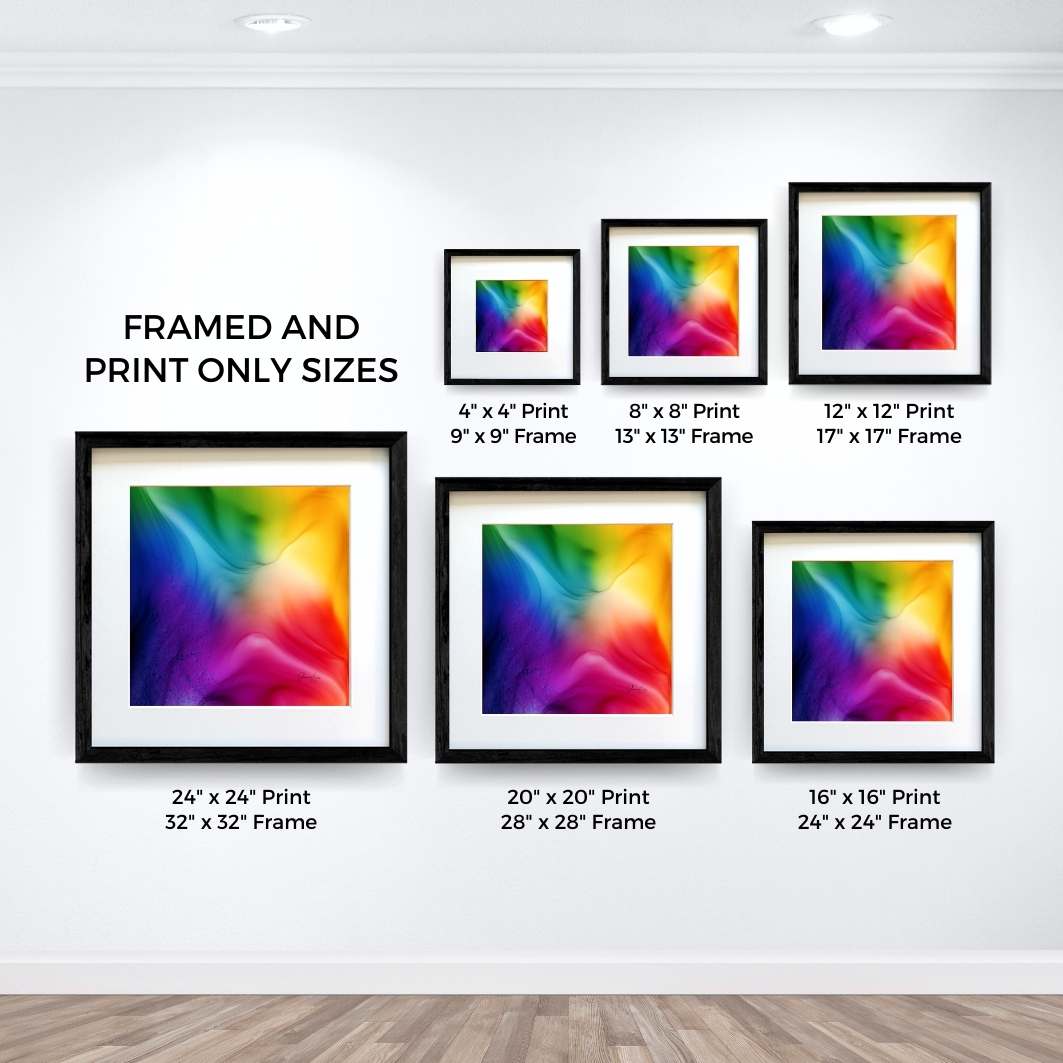 The Colour Of Joy - Fire Made Art Print