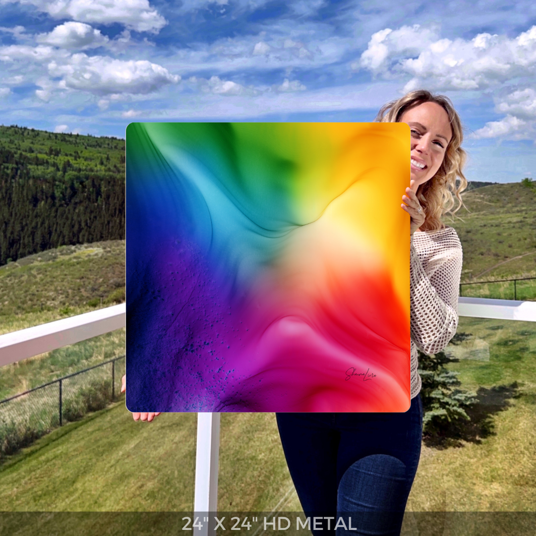 The Colour Of Joy - Fire Made Art Print