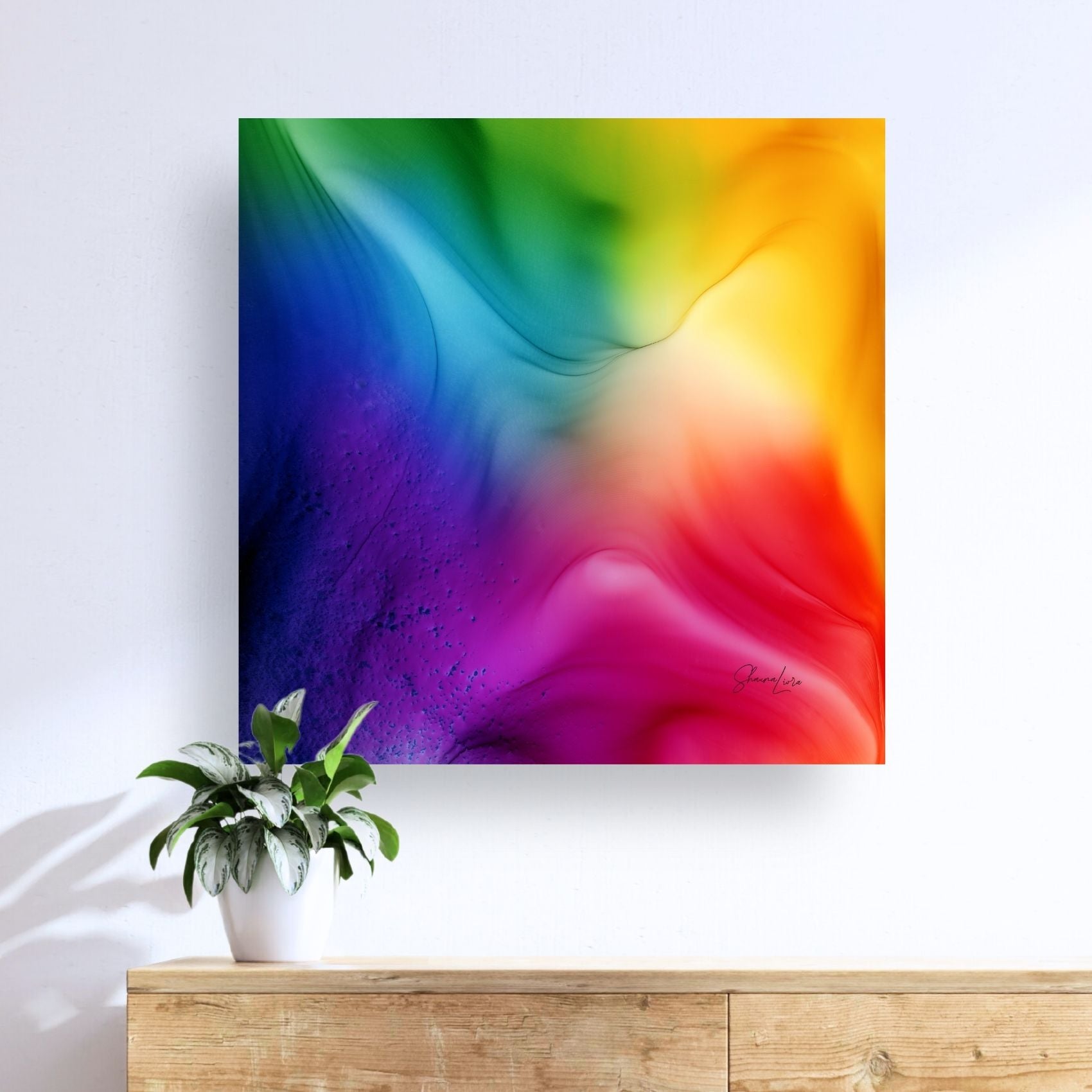 Colour Of Joy - Fire Made Art Print