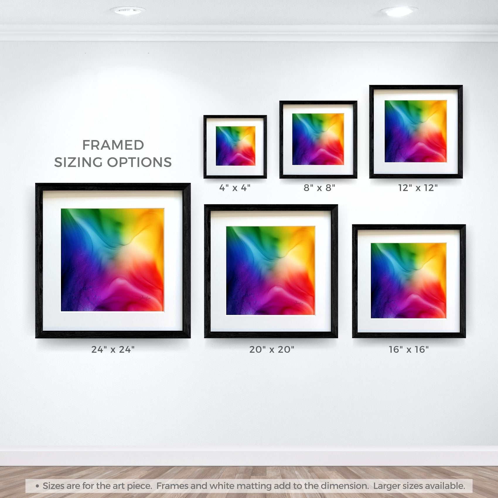 Colour Of Joy - Fire Made Art Print