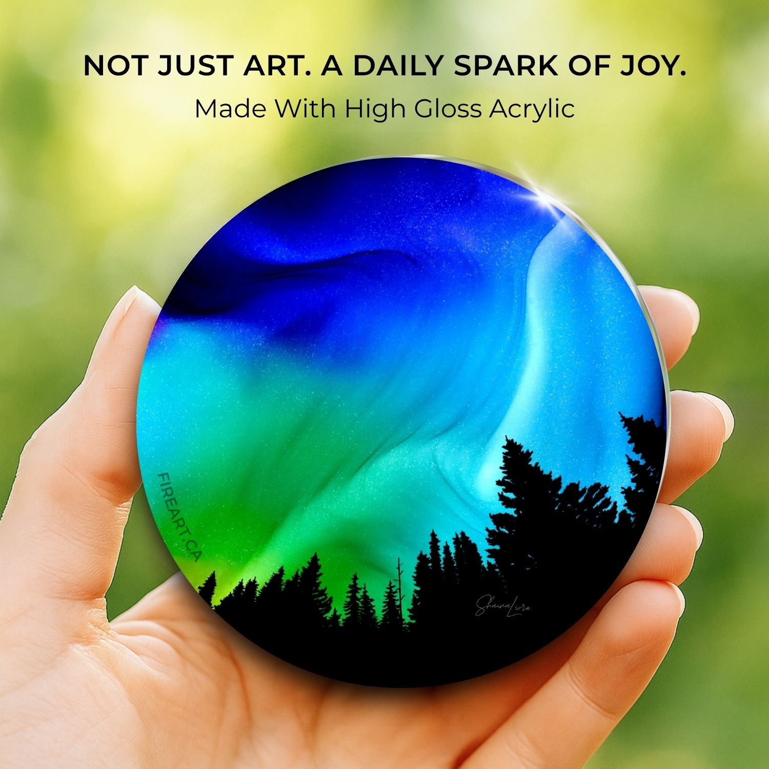 Dancing Light: 2-in-1 Ornament/Magnet