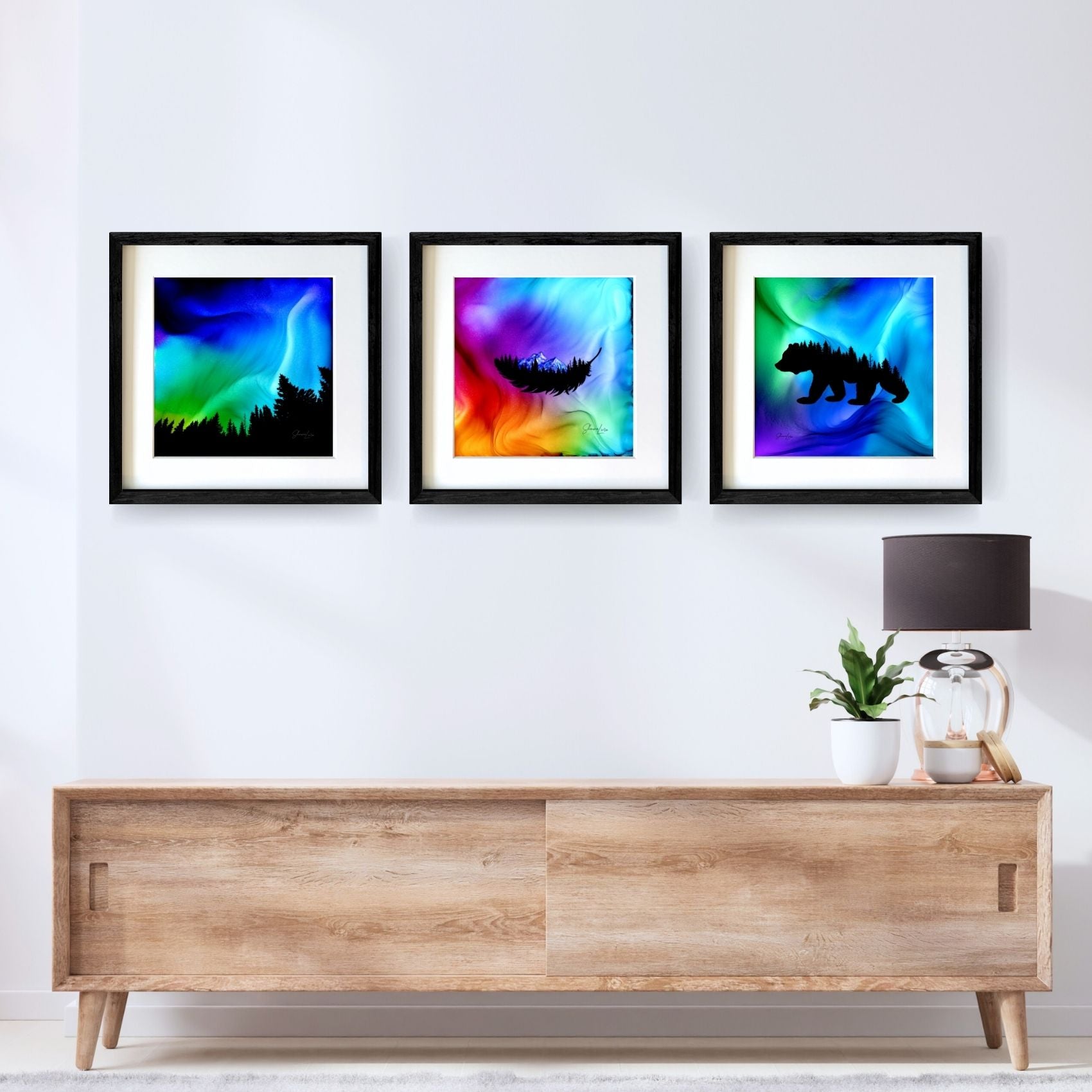 Dancing Light - Fire Made Art Print