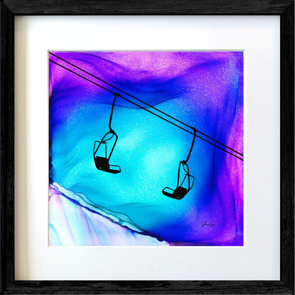 Deep Powder Dreams - Fire Made Art Print