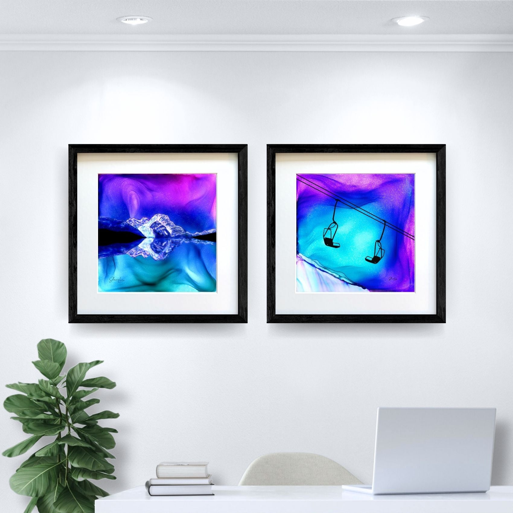 Deep Powder Dreams - Fire Made Art Print