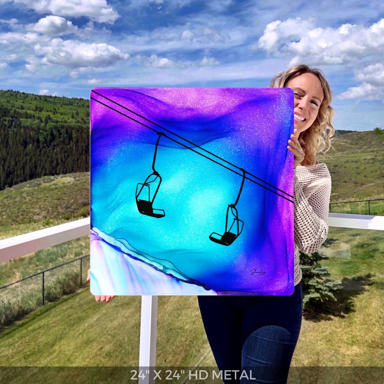 Deep Powder Dreams - Fire Art Print