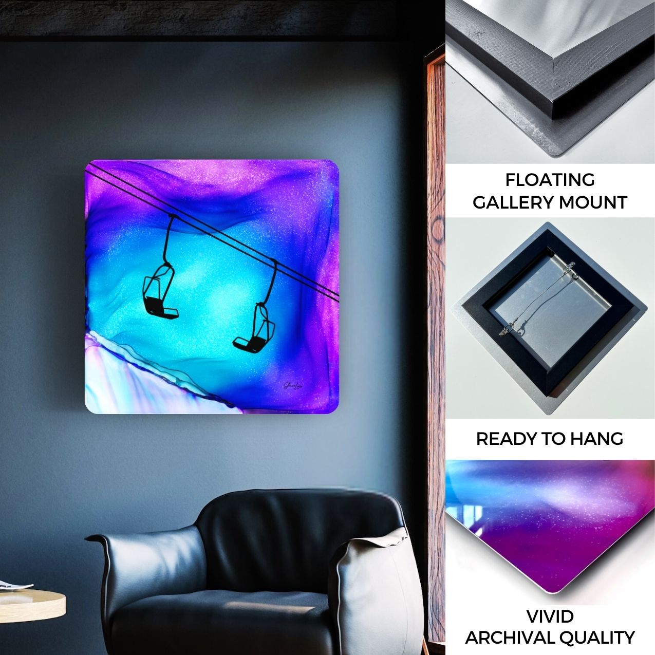 Deep Powder Dreams - Fire Art Print