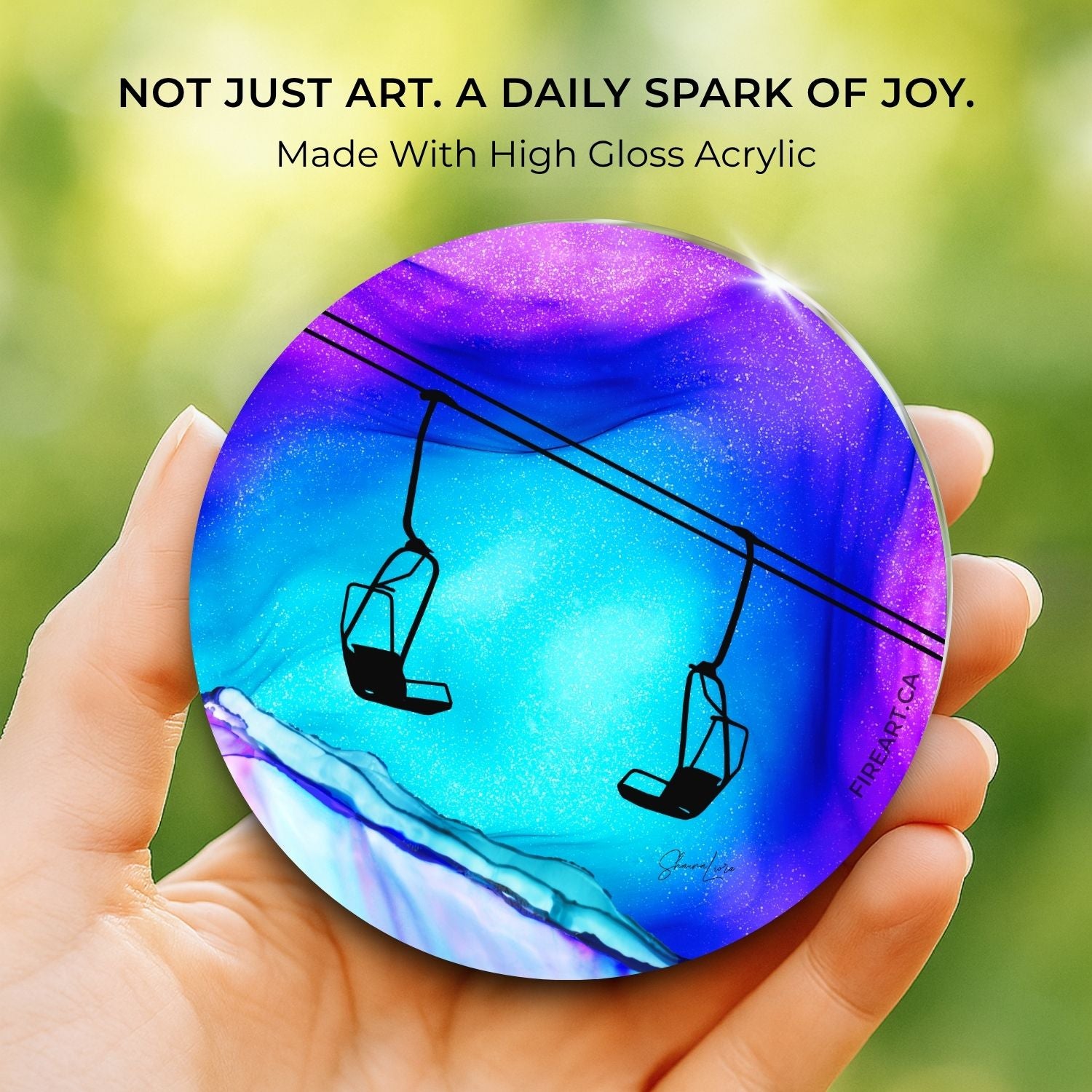 Deep Powder Dreams - 2-In-1 Magnet - Wholesale