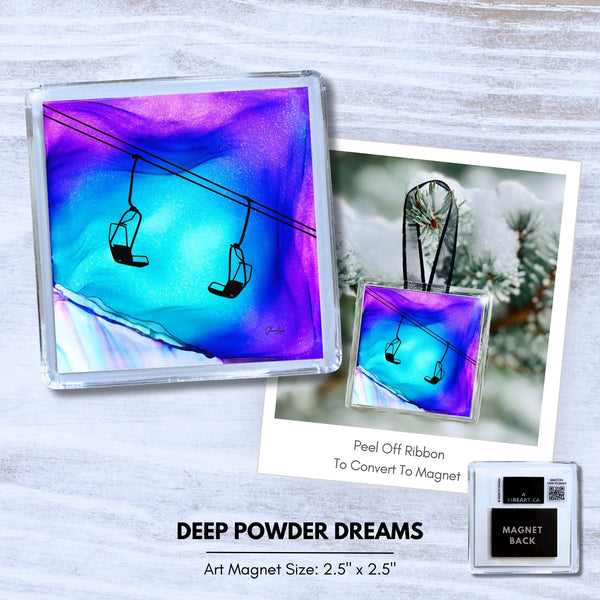 Deep Powder Dreams 2-In-1 Ornament & Magnet - Wholesale