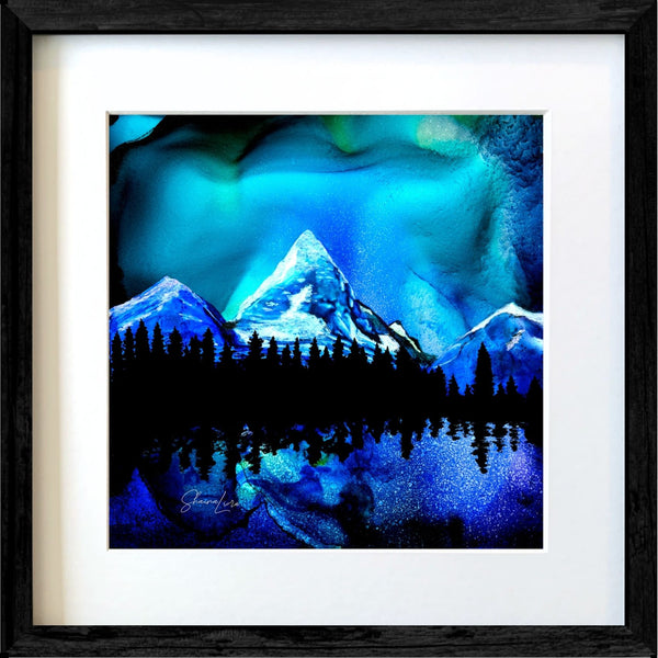 Dreams of Assinaboine - Fire Made Art Print