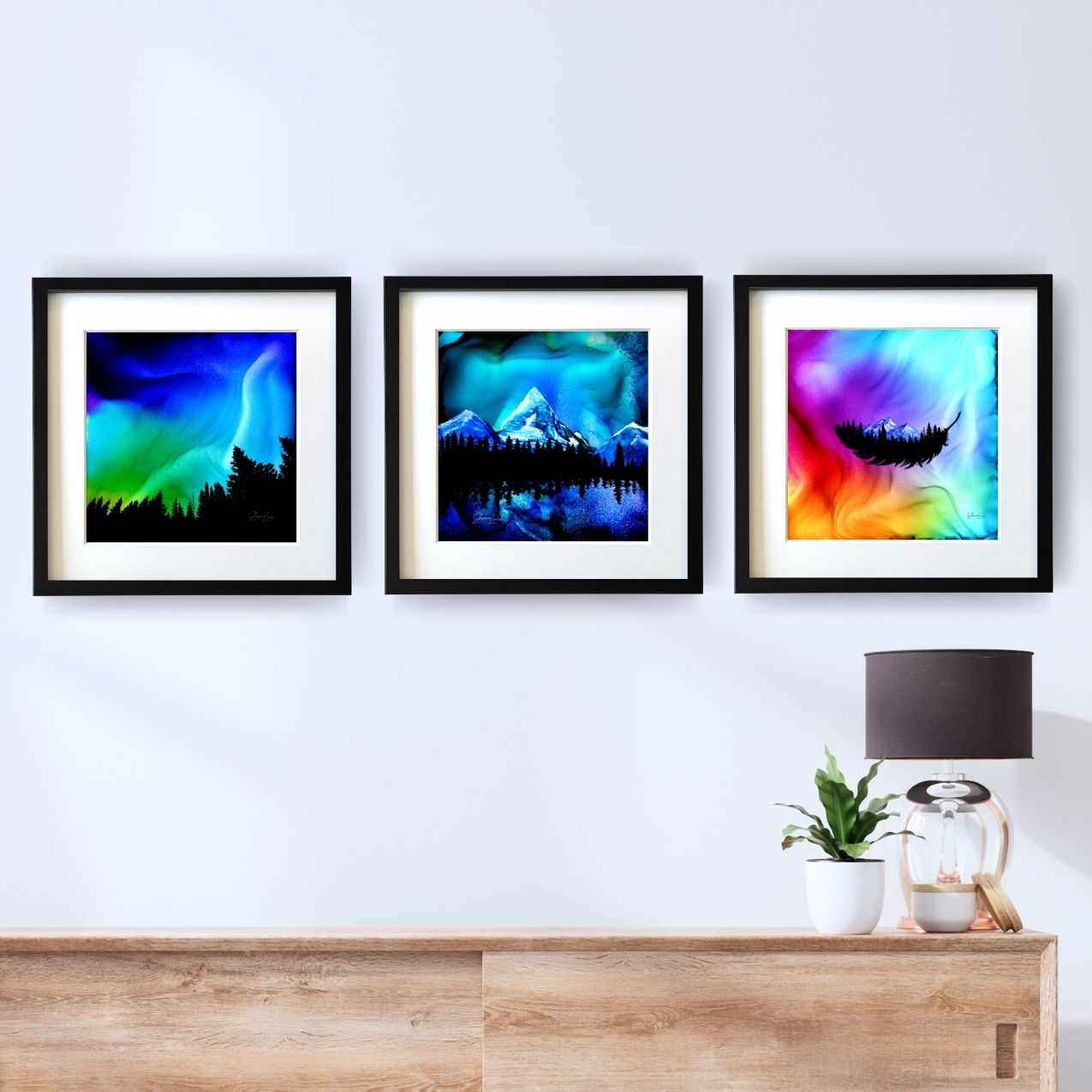 Dreams of Assinaboine - Fire Art Print