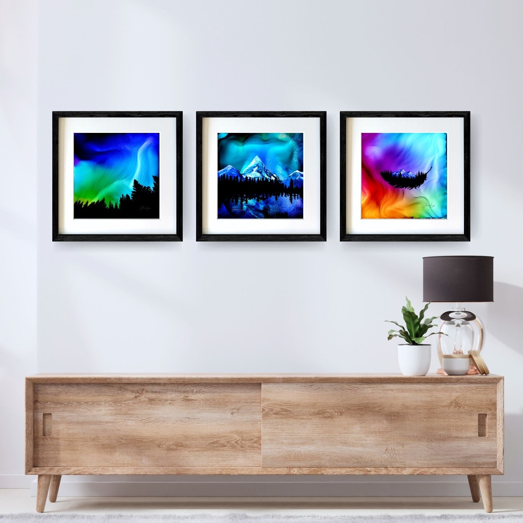 Dreams of Assinaboine - Fire Made Art Print