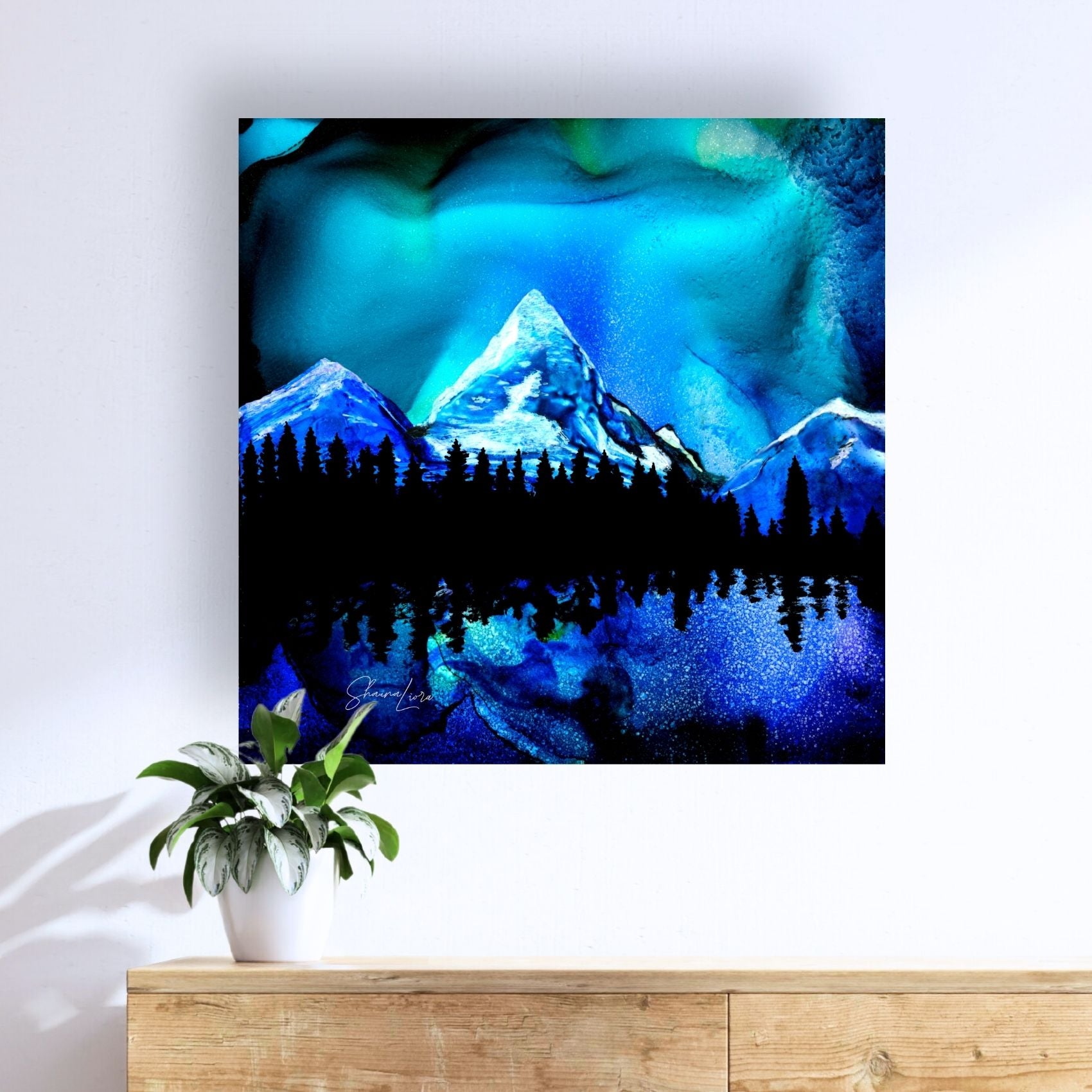 Dreams of Assinaboine - Fire Made Art Print