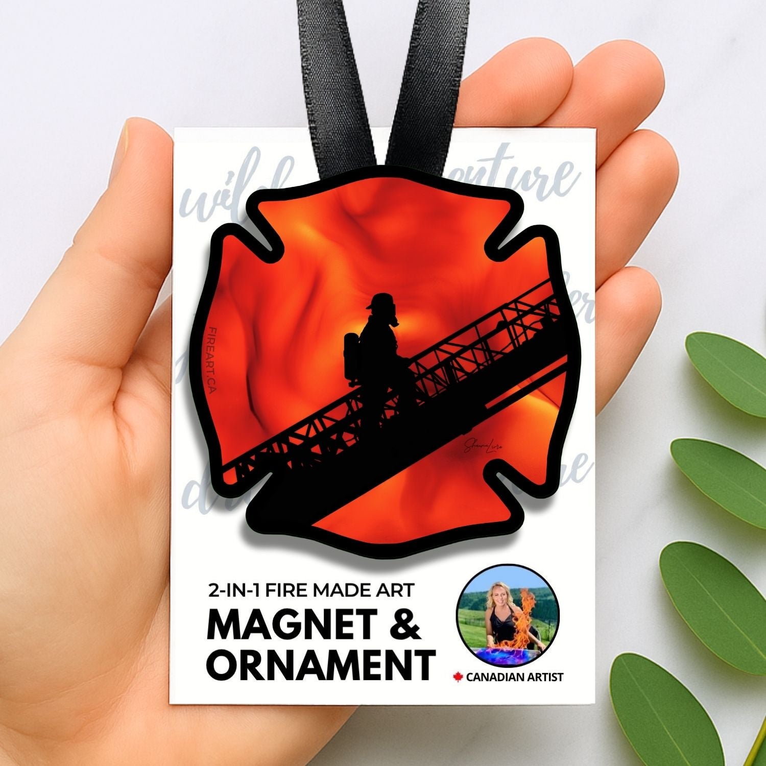 Driven By Courage: 2-in-1 Ornament/Magnet