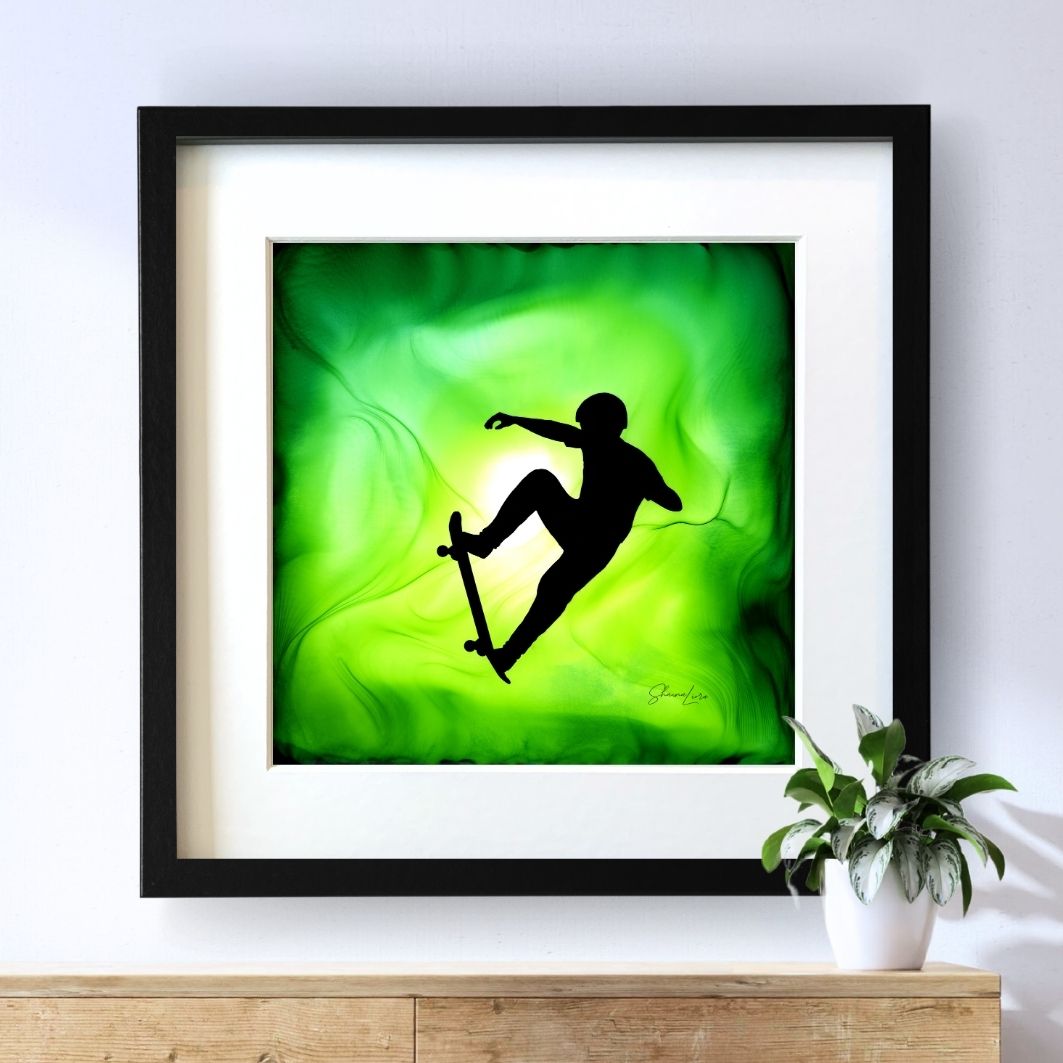 Drop In - Fire Art Print