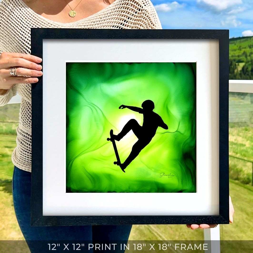 Drop In - Fire Art Print