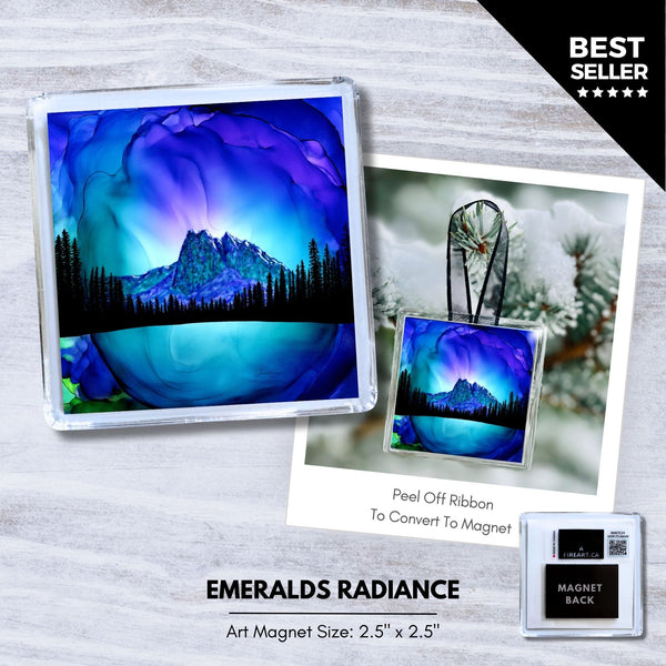 Emeralds Radiance 2-In-1 Ornament & Magnet - Wholesale