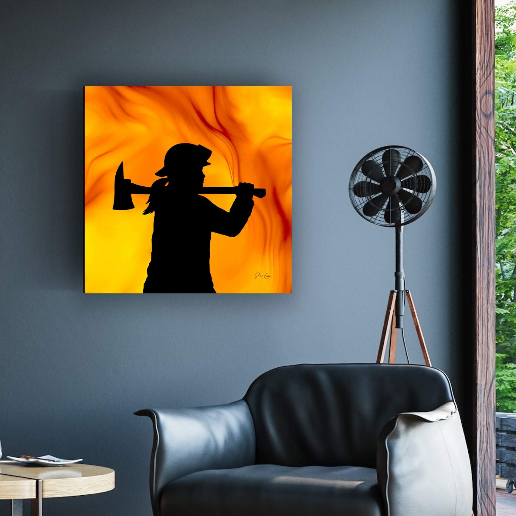 Fearless - Fire Made Art Print