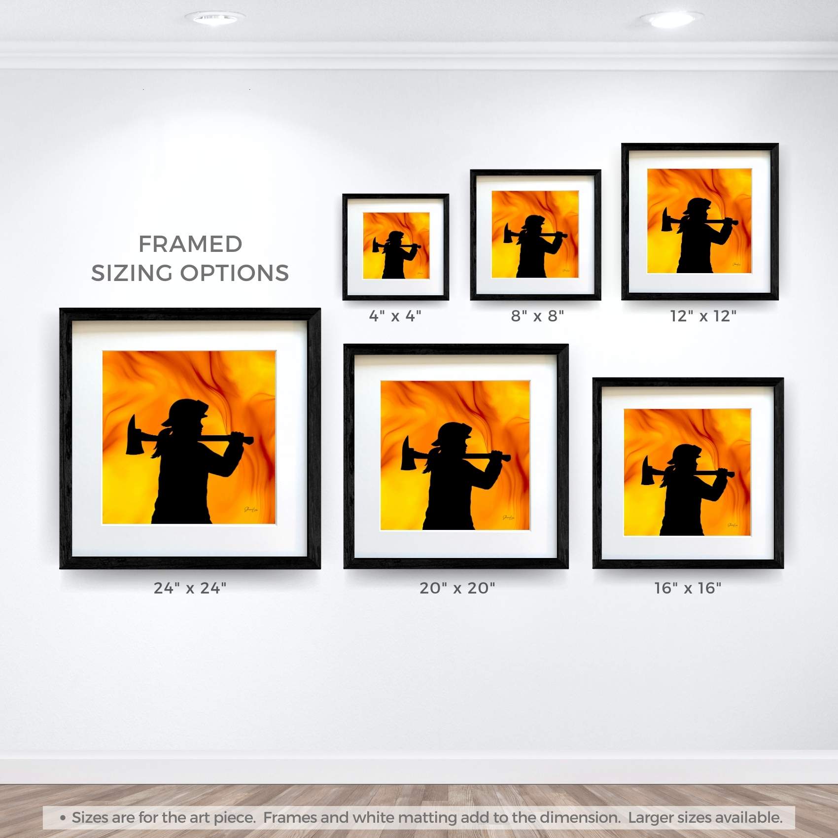 Fearless - Fire Made Art Print