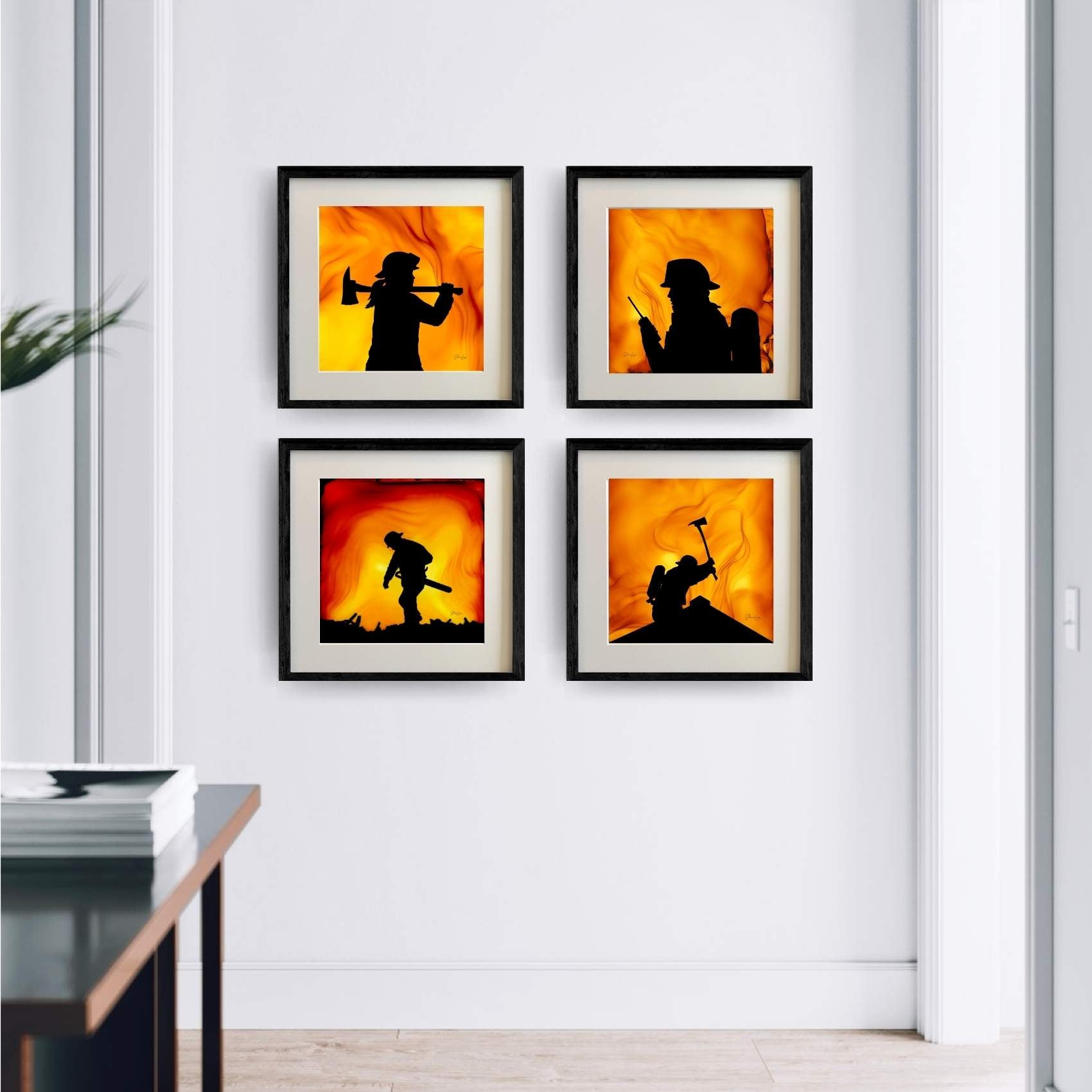 Fearless - Fire Made Art Print