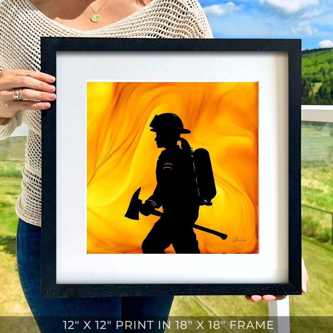 Fearless - Fire Art Print